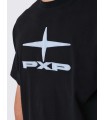 CAMISETA PXP NEGRA LOGO VAQUERO