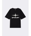 CAMISETA PXP NEGRA LOGO BLANCO