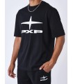CAMISETA PXP NEGRA LOGO BLANCO