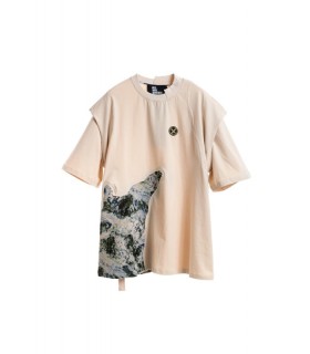 CAMISETA MWM MIX BEIGE-VAQUERO
