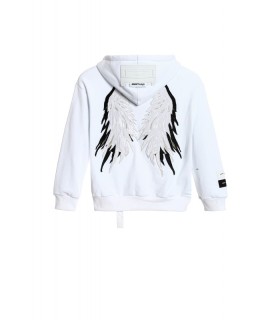 SUDADERA  MWM  NIÑO  BLANCO