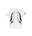 CAMISETA  MWM  BLANCO  BORDADO