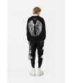 SUDADERA MWM NEGRA -BRILLO