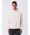 Sudadera Pxp beige con perlas y dibujo espalda