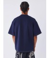 Camiseta Pxp marino con bolsillo vaquero