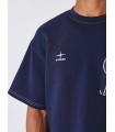 Camiseta Pxp marino con bolsillo vaquero