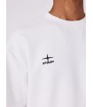 Camiseta Pxp blanca con bolsillo vaquero