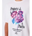 camiseta PXP blanca con flores