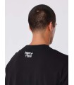 Caniseta PXP negra con flores