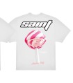CAMISETA  SAINTDEPT  BLANCA LOGO BLANCO