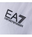 POLO BLANCO EA7 LOGO NEGRO
