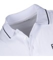 POLO BLANCO EA7 LOGO NEGRO