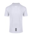 POLO BLANCO EA7 LOGO NEGRO