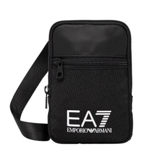 BOLSITO NEGRO EA7 LOGO BLANCO