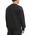 SUDADERA HUGO NEGRO-LOGO METAL