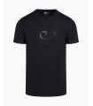 Camiseta Cruyff negra logo negro