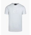 Camiseta Cruyff blanca logo blanco