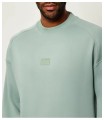 Sudadera HUGO aguamarina vinilo espalda