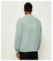 Sudadera HUGO aguamarina vinilo espalda