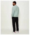 Sudadera HUGO aguamarina vinilo espalda