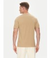camiseta hugo beige logo pecho