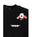 SUDADERA MWM NEGRA DOG PAPANOEL