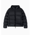 CHAQUETON EA7 NEGRO LOGO ESPALDA