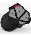 GORRA HUGO LOGO ROJO CON REJILLAS