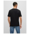 CAMISETA HUGO NEGRA LOGO GRANDE