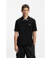 POLO HUGO NEGRO CON CREMALLERA