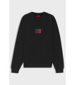 SUDADERA  HUGO NEGRO LOGO DIFUMINADO