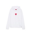 SUDADERA HUGO BLANCA CORAZÓN DE PAPEL
