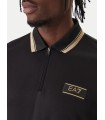 POLO EA7 NEGRO CREMALLERA