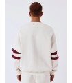 Sudadera Pxp beige reto over