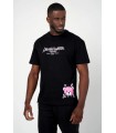CAMISETA LOUIS VENDOME NEGRO OSO ROSA