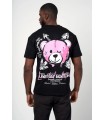 CAMISETA LOUIS VENDOME NEGRO OSO ROSA