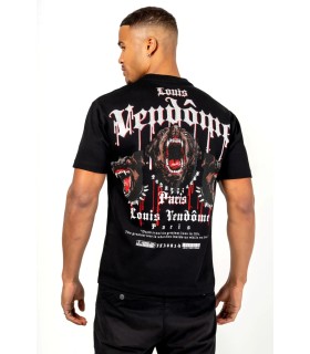 Camiseta Louis Vendome perros con brillantes