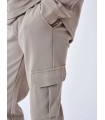 PANTALON LARGO BEIGE PXP
