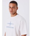 CAMISETA BLANCA/AZUL VAQUERO PXP