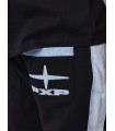 PANTALON LARGO NEGRO/AZUL VAQUERO PXP