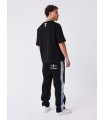 PANTALON LARGO NEGRO/AZUL VAQUERO PXP