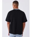 CAMISETA NEGRA/AZUL VAQUERO PXP
