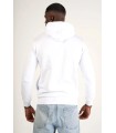 SUDADERA LOUIS VENDOME BLANCA ROSAS BORDADAS Y GOLONDRINAS