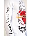 SUDADERA LOUIS VENDOME BLANCA FUEGO