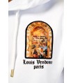 SUDADERA LOUIS VENDOME BLANCA CUADRO PARIS