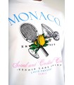 SUDADERA LOUIS VENDOME BLANCA MONACO