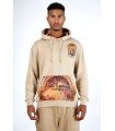 SUDADERA LOUIS VENDOME BEIGE CUADRO PARIS