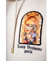 SUDADERA LOUIS VENDOME BEIGE CUADRO PARIS
