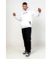 SUDADERA LOUIS VENDOME BLANCA OSO GRIS