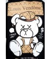 SUDADERA LOUIS VENDOME NEGRA OSO BLANCO